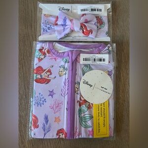 NWT Little Sleepies Disney Part of Her World Zippy and Bow